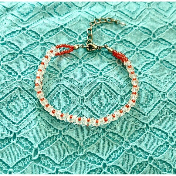 3  Beaded Bracelets  - Handcrafted - Set Of 3 - Picture 5 of 7